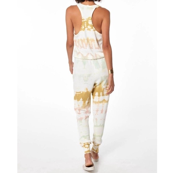 YOUNG BEAUTIFUL & BROKE TIE DYE JUMPSUIT - M - Picture 2 of 15